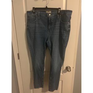 LIKE NEW Madewell 9 Inch High Rise Skinny Sz 34